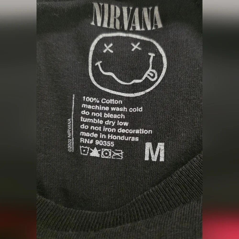 Nirvana In Utero Angel Graphic Band Tee Black Medium - Picture 7 of 7